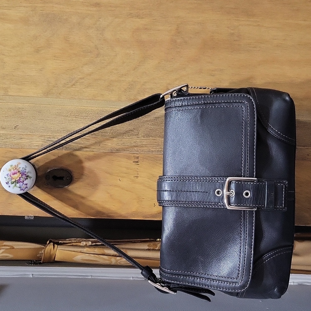 Y2K Coach Leather Hampton Bag